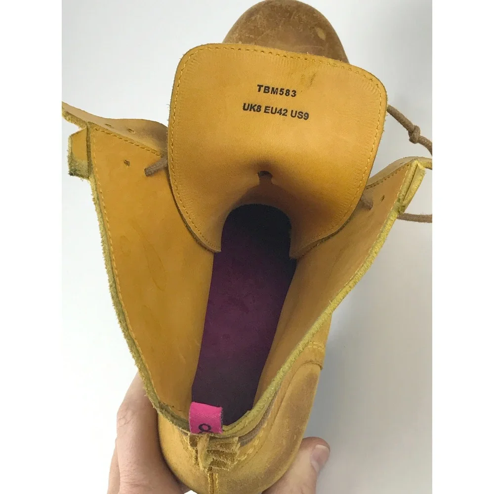 Ted Baker Mens Boots TBM583 Tan Suede Lace Up Ankle Boots Size US 9 UK 8 EU‎ 42